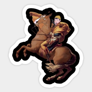 Bojack Crossing the Alps Sticker